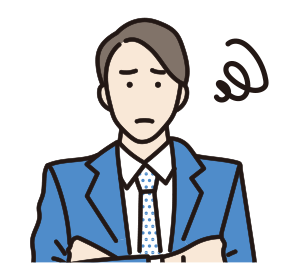 困っている人のイラスト5