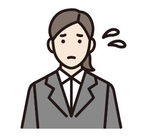 困っている人のイラスト6
